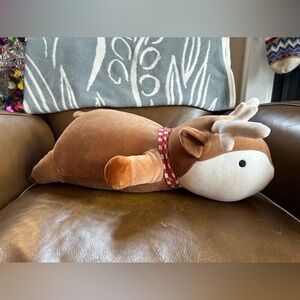Pillowfort Weighted Brown and White Plush Deer - NWT